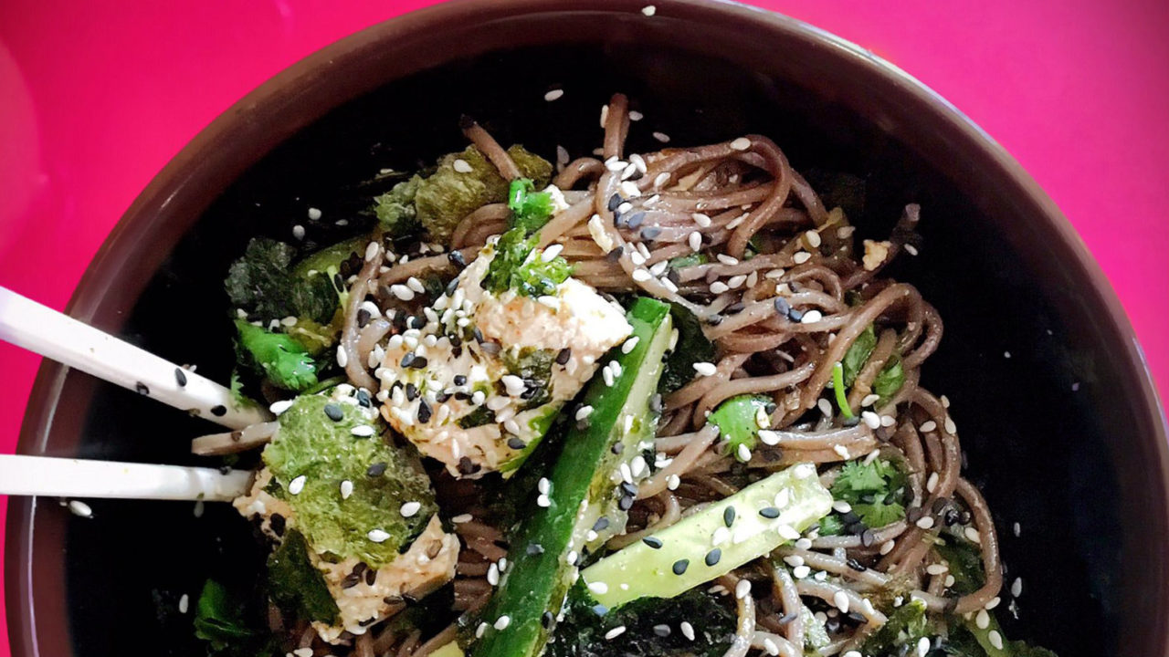 Soba Noodle Salad - - Recipe from BostonChefs.com - recipes from