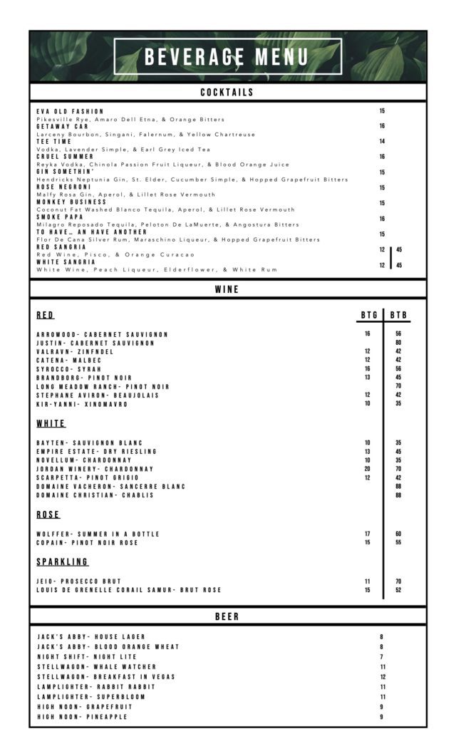 Eva, Now Open on Newbury St. - Boston Restaurant News and Events