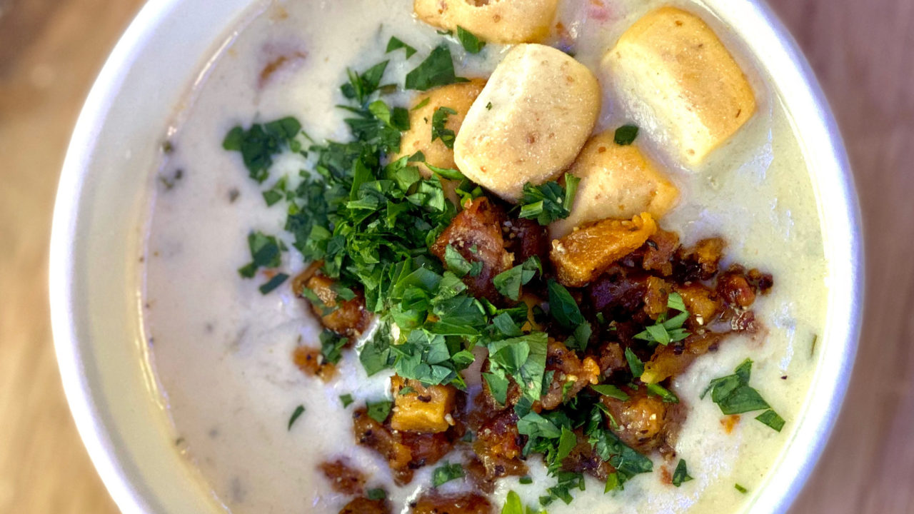 The Best Clam Chowdah Evah from Jason Santos - - Recipe from