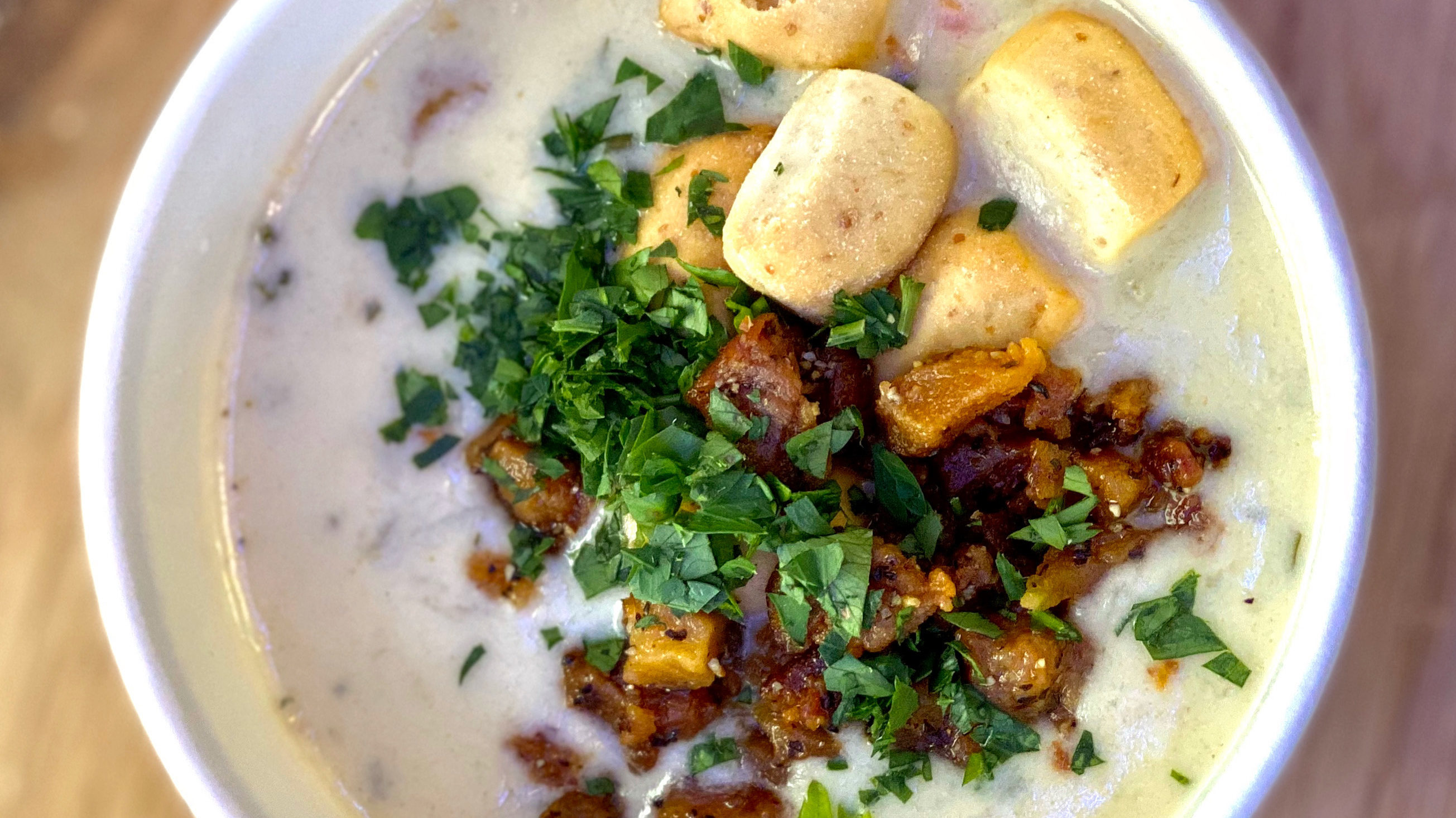 The Best Clam Chowdah Evah from Jason Santos - - Recipe from