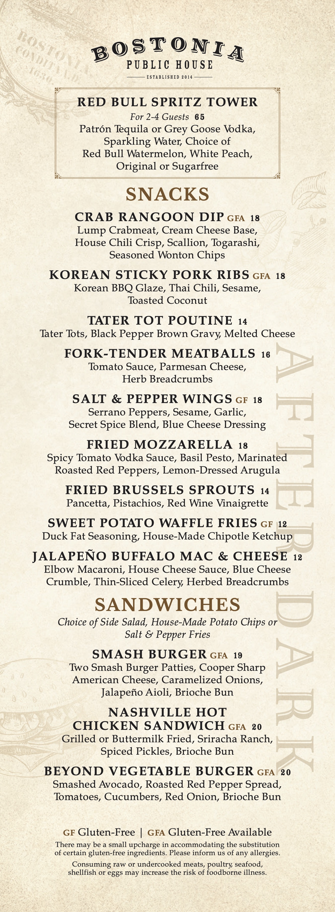 Bostonia Public House restaurant in Boston, MA on BostonChefs.com ...