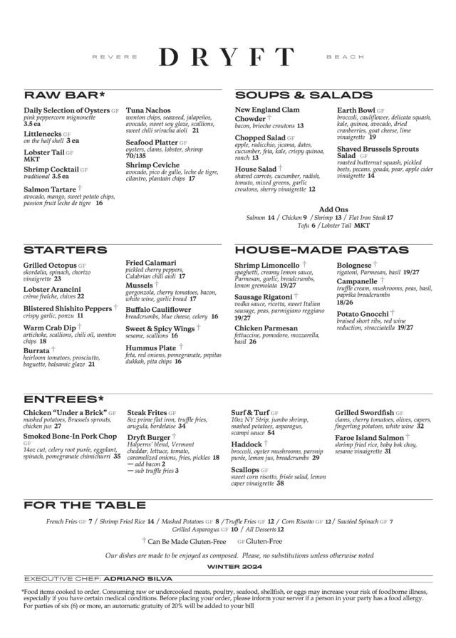 Dryft restaurant in revere ma on bostonchefs guide to boston