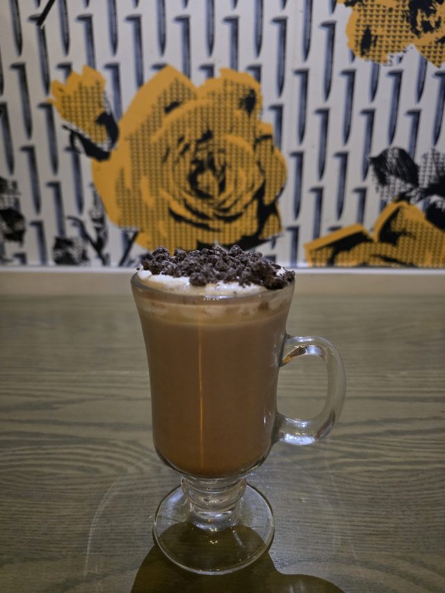 Bleacher Heater Boozy Hot Chocolate at The Wellington